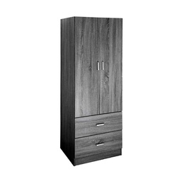 [GIC738036] Armadio camera due ante e due cassetti cm 60 x 42 x 180 h