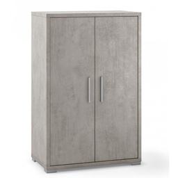 [ODB270CECEK] Armadio multiuso due ante Beton Cemento 71x41x h110 cm