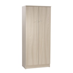 [O15800OLK] Armadio multiuso due ante Olmo Chiaro 62x34x h147 cm