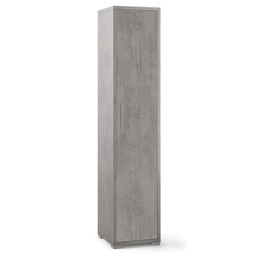 [ADB364CECEK] Armadio multiuso stretto in legno Beton Cemento 39x41x h182 cm