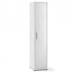 [ADB364OSOSK] Armadio multiuso stretto in legno Bianco Ossido 39x41x h182 cm