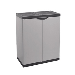 [7815C04] Armadio resina con 2 ripiani e due ante cm 68 x 39.5 x 85 h