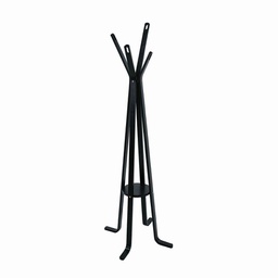 [V4204790000] Attaccapanni a stelo legno nero 4 braccia cm 50h180
