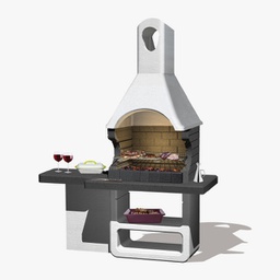 [20042220] Barbecue Ulisse 170 cm x 64 cm x 232 cm