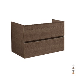 [DFLEX-142-DDB-FS080] Base 2 cassetti Dearum - cm 80 x 45 x 52 - Frassino scuro