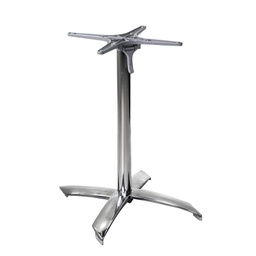 [V6458180000] Base tavolo alluminio grigio ribaltabile