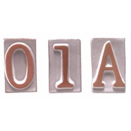 [1997483] Bl Numero Civico In Terracotta 0 Cm.8,5H