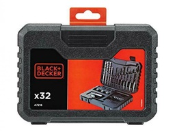 [2002208] Black e Decker valigetta con 32 accessori