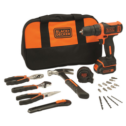 [1993957] Black+Decker Trapano-Avvitatore Batteria a Litio 10,8V