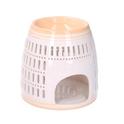 [V8536350000] Bruciaessenze ceramica arancione tondo cmø12