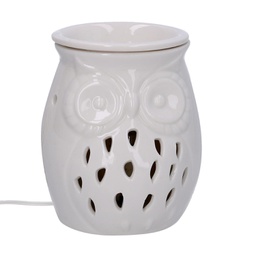 [V5601590000] Bruciaessenze ceramica gufo con spina cmø9
