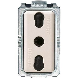[024502] Bticino Magic Presa Di Sicurezza 2P+T 16 A 250 V