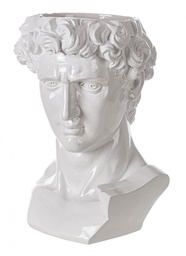 [B0183049] Busto Decorativo Olympus Bianco H40 - 