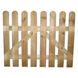 [DFL6125396] Cancello In Legno 'Tulum' Cm. 100 X H.100