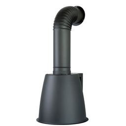 [ART895349] Cappa aspirante URBAN LUX PARETE in acciaio inox brunito cm Ø49