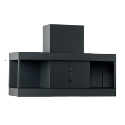 [ART895332] Cappa aspirante URBAN SHELF in acciaio inox brunito cm 90