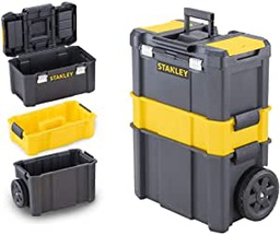 [1905621] Carrello Porta Utensili con tre livelli di Stoccaggio nero/giallo Stanley