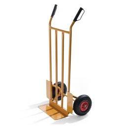 [1909459] Carrello porta tutto in metallo verniciato giallo. Portata 200 kg