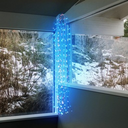 [20100209] Cascata 320 MicroLED RGB 16x20 H100cm Luci di Natale
