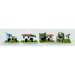 [005724] Casetta per presepe 14x7x h8 cm assortito pz 1