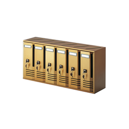 [CAP21760] Cassetta Postale 6 Posti Bronzo