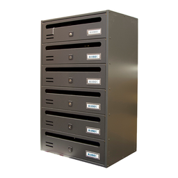[CAP93240] Cassetta Postale in Ghisa 6 Posti Alubox