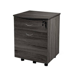 [GIC769344] Cassettiera da ufficio grigia con cassetti chiave e rotelle cm 42 x 40 x 55 h