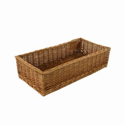 [V2314270000] Cesta espositore vimini dritta rettangolare cm 60x30h15