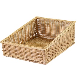 [V2317830000] Cesta espositore vimini rettangolare cm 35x45h12/21