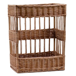 [V2315550000] Cesta espositore vimini rettangolare cm 38x28h48 - base cm 36x26