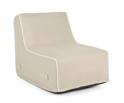 [B0806740] Chaise Longue Rihanna Gonfiabile Beige