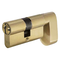 [DFL3022579] Cilindro Sagomato Con Pomolo A Goccia Per Porte Ba Mm 26+10+26 = 62 (31+31) Ottone