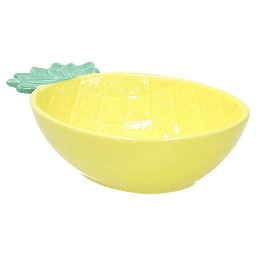 [20003571] Ciotola Ananas Media 22 Cm X 14 Cm X H 6 Cm Pachy Stoneware Giallo