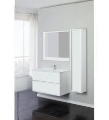 [BR801023] Composizione Bagno due cassetti Linea Fabula Bianco-Laccato Bianco 90x47x h57cm