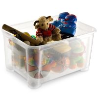 [332357] Contenitore multiuso trasparente con ruote T Box XXL.