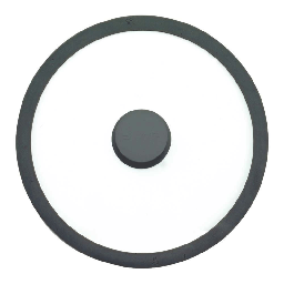 [20039606] Coperchio 26 cm in vetro grigio
