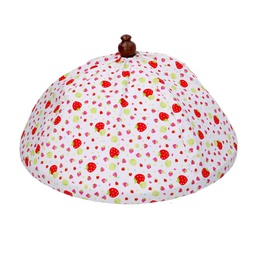 [V9119160000] Coprivivande tessuto fragola ca-3710 Ø cm. 40 h 21,5
