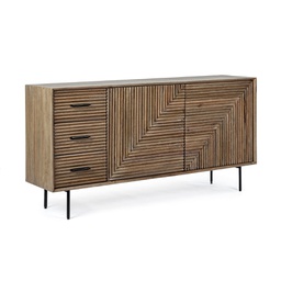 [B0746872] Credenza 2 ante 3 cassetti in legno Darsey