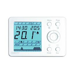 [DFLEX-411-360907] Cronotermostato settimanale a parete Techno WPT OT - Bianco