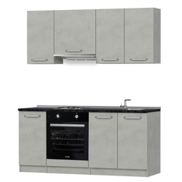 [FZ98150] Cucina Sumy 180 cm cemento