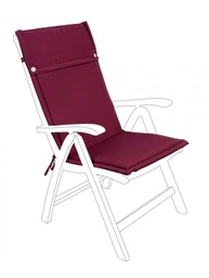 [B0806377] Cuscino Poly180 Bordeaux Schien Alto