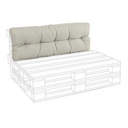 [19905549] Cuscino in tessuto beige schienale pallet Poly