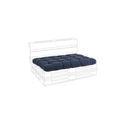 [19905545] Cuscino in tessuto seduta pallet Poly denim blu