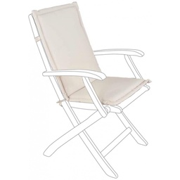 [B0805604] Cuscino poly naturale schienale medio 45x94cm