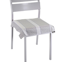[V7919530000] Cuscino venice romantique beige quadro cm40x40h4
