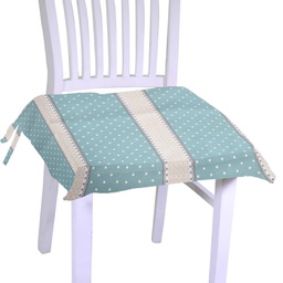 [V7912250000] Cuscino venice romantique verde verona quadro cm40x40h4