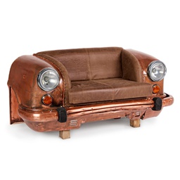 [B0746161] Divano Ambassador in pelle marrone 159x65x75h cm