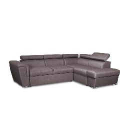 [EFFEZ99059] Divano penisola destra London Style funzione letto taupè EFFEZ