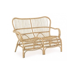 [B0691606] Divano per esterno in rattan due posti CLARITA 119x83x h87 cm