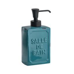 [1920713] Dosatore sapone in ceramica blu Vivienne Gedy